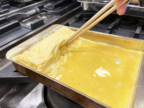 「だし巻き玉子のテストです！」～日本料理だけを学ぶ「新学科」ブログ13～