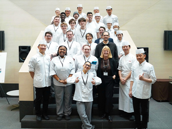 アメリカの料理大学「CIA」の学生が辻調に来校