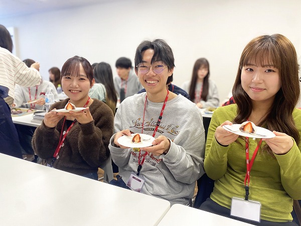 いちご大福を学ぶ（製菓理論・和菓子）