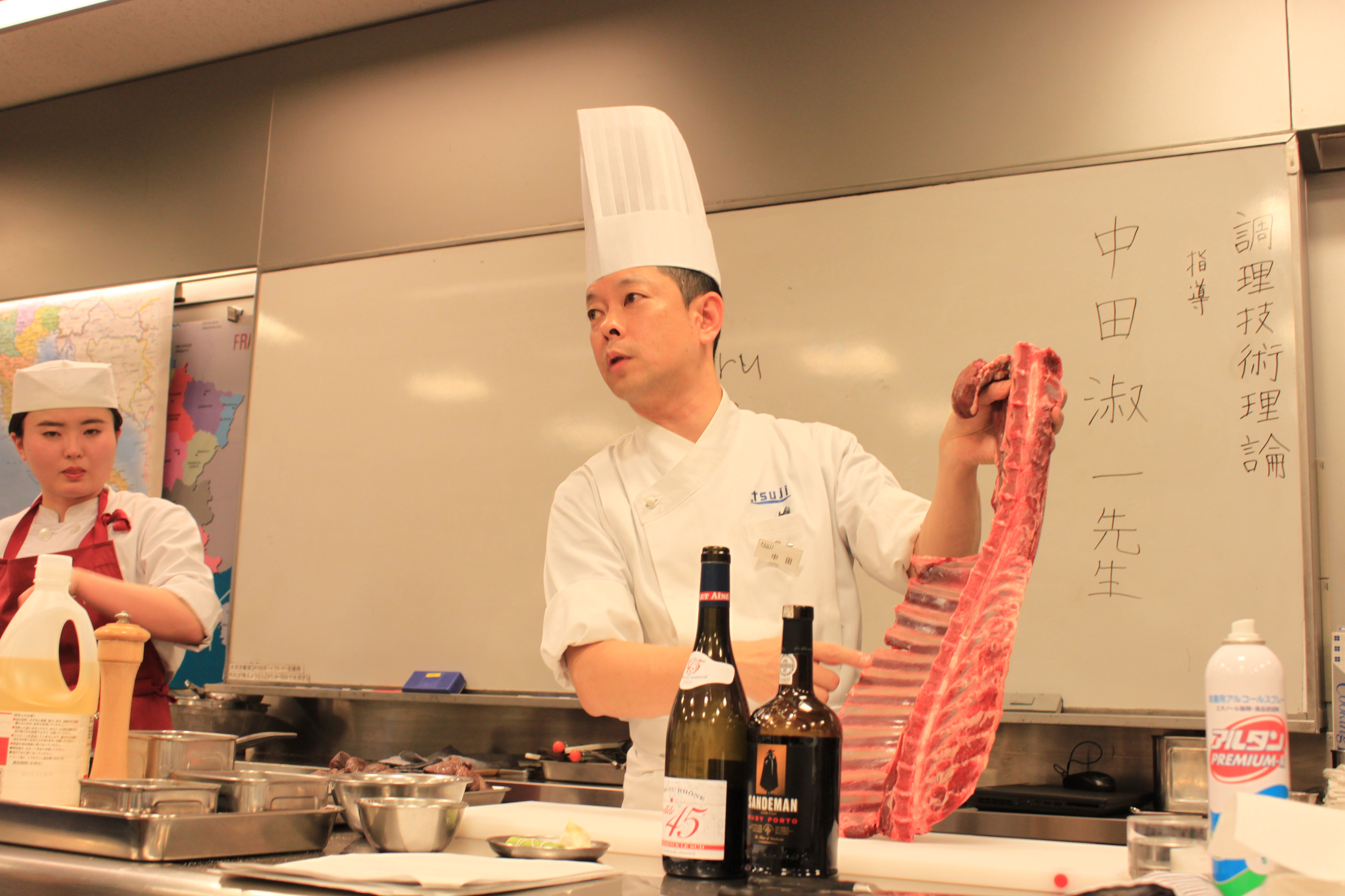 2月9日(木)西洋料理専攻の学生対象に、ジビエの授業を行いました！
