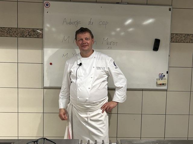 【ボジョレの名店から】M.Aurélien MÉROT（オレリアン・メロ）氏 /  Auberge du cep（オーベルジュ・デュ・セップ）