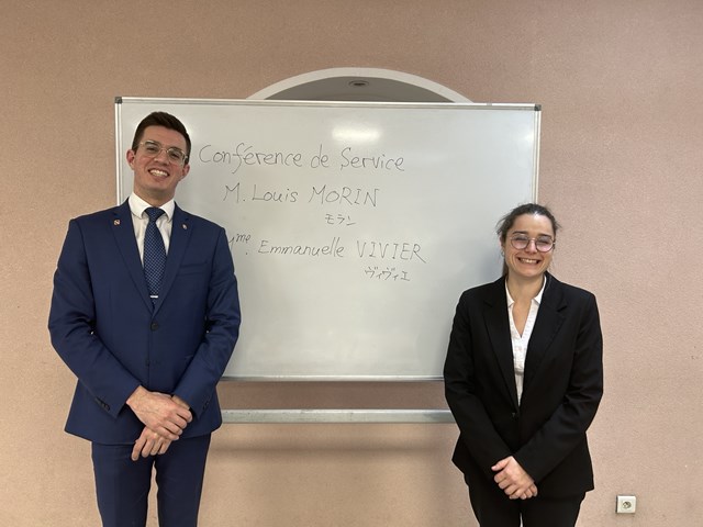 【伝統的フランスのサーヴィス授業】M.Louis MORIN　(ルイ・モラン氏) et  Mme Emmanuelle VIVIER（エマニュエル・ヴィヴィエ氏）/ Restaurant Paul BOCUSE (ポール・ボキューズ)