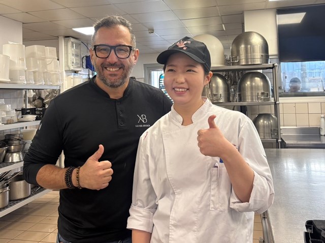 【本格的な仕事の流れを学びます】KIM HYUNJINさん：研修先 Xavier BRIGNON（グザヴィエ・ブリニョン）