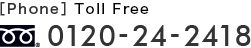 [Photne]Toll Free 0120-24-2418