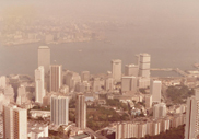 香港のビクトリア・ピークからの眺望（1970年代)