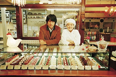 映画「洋菓子店コアンドル」に協力した際の写真